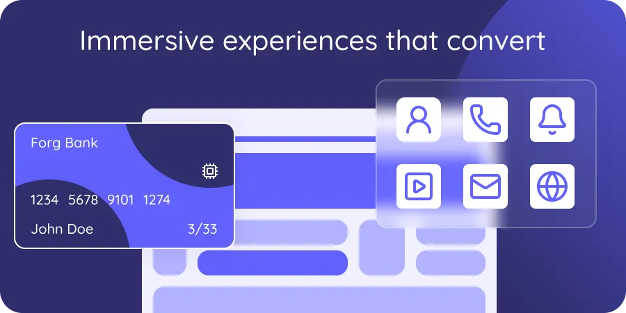 A showcase of immersive customer experiences that impact conversion rates.